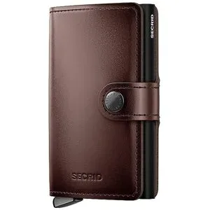 SECRID Geldbörse - Miniwallet Premium Dusk dark brown braun Damen