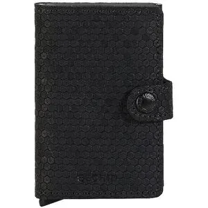 SECRID Geldbörse - Miniwallet Hexagon black schwarz Damen