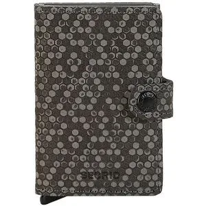 SECRID Geldbörse - Miniwallet Hexagon grey grau Damen