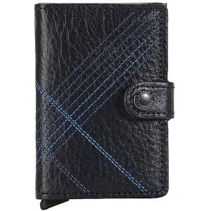 SECRID Geldbörse - Miniwallet Linea navy dunkelblau Damen