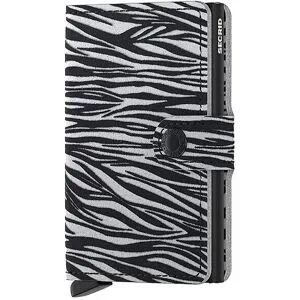 SECRID Geldbörse - Miniwallet Zebra hellgrau Damen