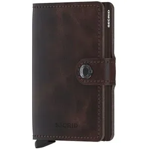 SECRID Geldbörse - Miniwallet Vintage chocolate braun baby