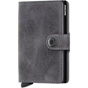 SECRID Geldbörse - Miniwallet Vintage grey black grau Damen