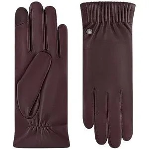 ROECKL Lederhandschuhe dunkelrot   6,5 Damen