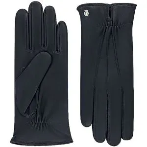 ROECKL Lederhandschuhe ANTWERPEN dunkelblau   8,5 Damen
