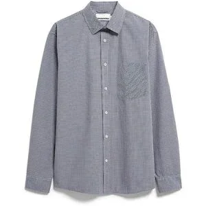 ARMEDANGELS Hemd Relaxed Fit blau   S Herren