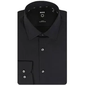 Boss Hemd Slim Fit Hank schwarz   44 herren
