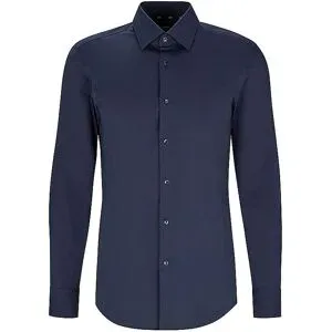 Boss Hemd Slim Fit Hank blau   41 Herren
