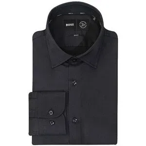 Boss Hemd Slim Fit HANK schwarz   40 herren