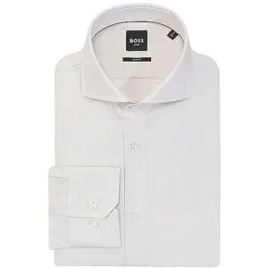 Boss Hemd Slim Fit beige   43 Herren