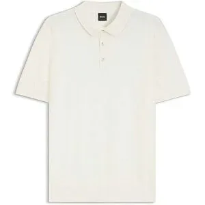 Boss Poloshirt H-LURAZIO creme   S herren