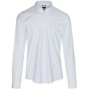 Boss Hemd Slim Fit ROAN weiss   S herren