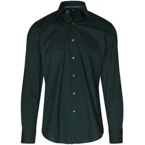 Boss Hemd Slim Fit HANK  dunkelgrün   43 Herren