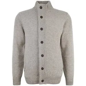 BARBOUR Strickjacke ESSENTIAL hellgrau   M Herren