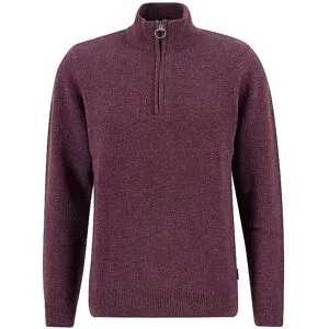 BARBOUR Troyer Pullover HOLDIN  dunkelrot   XXL Herren