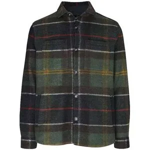 BARBOUR Overshirt  dunkelgrün   M herren