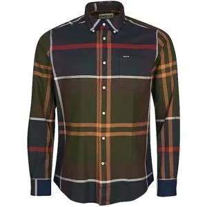 BARBOUR Hemd Slim Fit DUNOON braun   XL herren