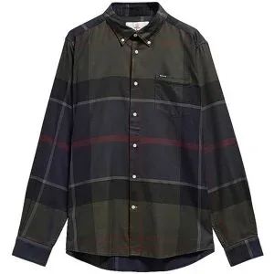 BARBOUR Hemd Slim Fit DUNOON dunkelgrün   XXL herren