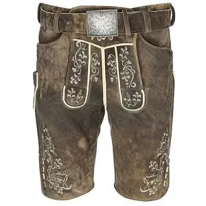 BECKERT Hirschlederhose HOCHKÖNIG  braun   48 Herren