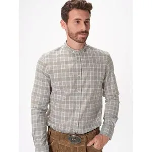GOTTSEIDANK Trachtenhemd LENZ olive   S Herren