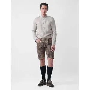 GOTTSEIDANK Trachtenhemd LAURENZ beige   S herren