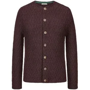 GOTTSEIDANK Trachtenstrickjacke EUSTACHIUS dunkelrot   XL Herren