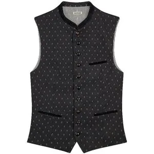 GOTTSEIDANK Trachtengilet KONSTANTIN  schwarz   46 Herren