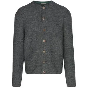 GOTTSEIDANK Trachtenstrickjacke ALOISIUS grau   M herren