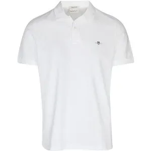 GANT Poloshirt Regular Fit weiss   L herren