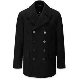 GLOVERALL Wollmantel CHURHILL  schwarz   S Herren