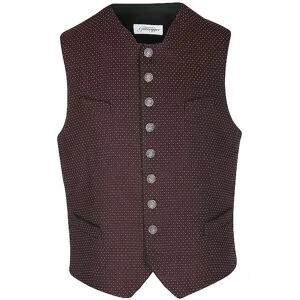 GRASEGGER Trachtengilet XENO 2N dunkelrot   48 Herren
