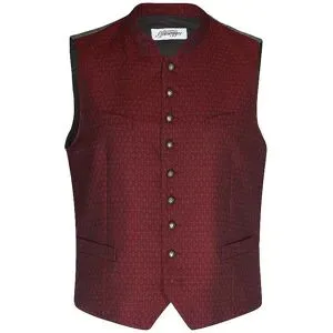 GRASEGGER Trachtengilet VOITL 5 dunkelrot   52 Herren