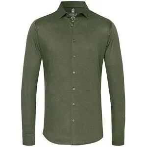 DESOTO Jerseyhemd Slim Fit olive   M Herren