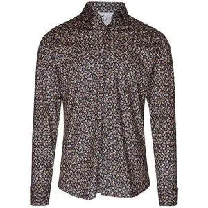 DESOTO Jerseyhemd Slim Fit  braun   XXL Herren