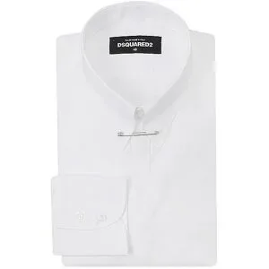 DSQUARED2 Hemd Slim Fit  weiss   52 Herren