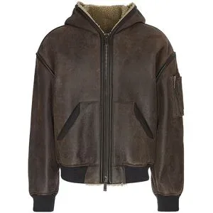 DSQUARED2 Lederjacke braun   50 herren