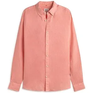 ECOALF Leinenhemd  pink   S herren