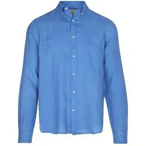 ECOALF Leinenhemd  blau   M Herren