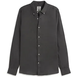 ECOALF Leinenhemd  grau   L herren
