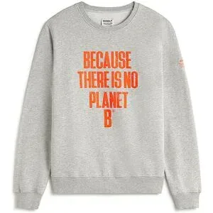 ECOALF Sweater BECAUSE hellgrau   L Herren