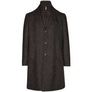 ELEVENTY Wollmantel braun   56 Herren