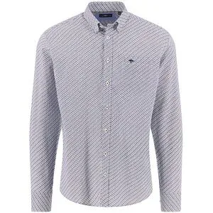 FYNCH-HATTON Hemd Casual Fit dunkelrot   XXXL herren