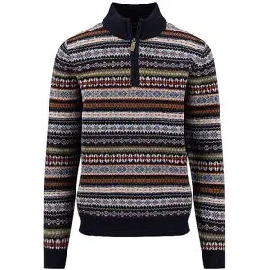 FYNCH-HATTON Troyer Pullover  dunkelblau   XL Herren