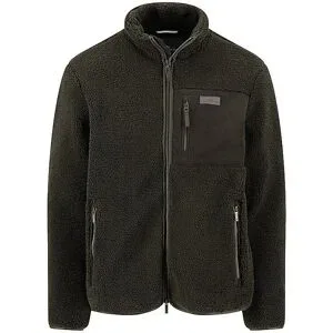 FYNCH-HATTON Jacke in Felloptik dunkelgrün   XXL Herren