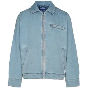 HUGO Jeansjacke ELZO hellblau   XL Herren