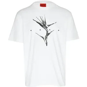 HUGO T-Shirt DARISE weiss   S Herren
