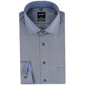 OLYMP Hemd Modern Fit blau   45 Herren