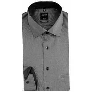 OLYMP Hemd Modern Fit grau   39 Herren
