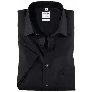 OLYMP Hemd Regular Fit  schwarz   43 herren