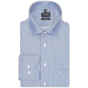 OLYMP Hemd Modern Fit  blau   40 Herren